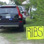 The sign on the side of the road says it all.