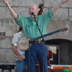 photo of Pete Seeger at the Newport Folk Festival 2009