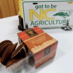 The slogan of “Got to Be NC” is prevalent throughout the food exposition.