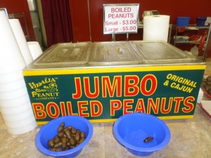 The Piedmont Triad Farmers Market outside Greensboro has samples of boiled peanuts to help choose between Cajun and original styles.