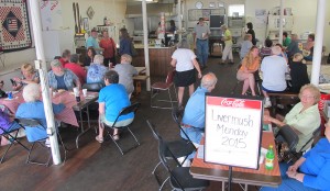 The crowd at Livermush Monday 2015.  Monday, September 7, 2015.  (Leanne E. Smith)