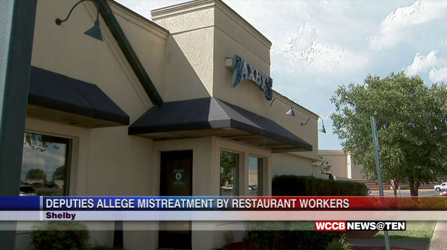 "A corporate statement says in part: 'All Zaxby’s locations are committed to fostering positive relationships with all first responders…'" (source: http://www.wccbcharlotte.com/2016/07/12/zaxbys-workers-accused-of-taunting-deputies/)
