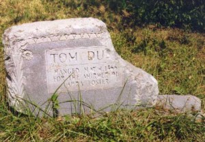 Tom Dula's grave