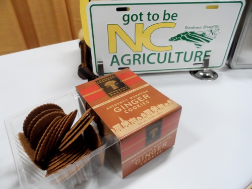 The slogan of “Got to Be NC” is prevalent throughout the food exposition.