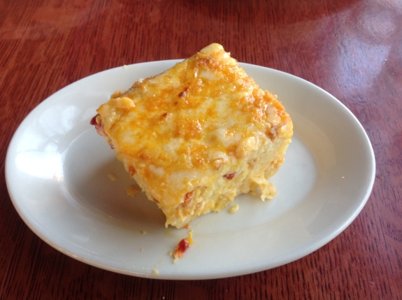 Excellent mac and cheese depends on cheese from Ashe County as shown by this dish prepared in a restaurant of Chef Ashley Christensen in Raleigh.