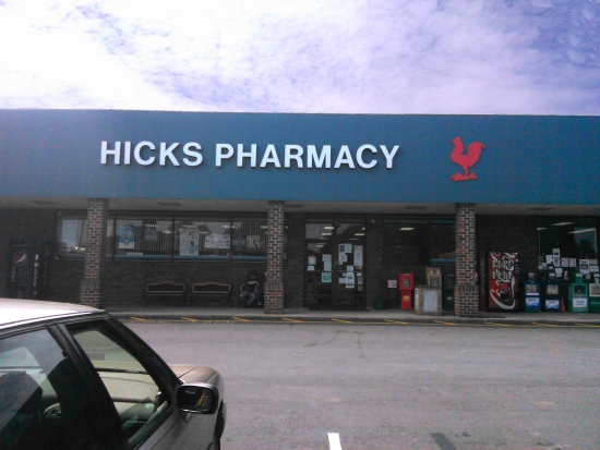 Hicks Pharmacy, Walnut Cove, NC. Photos by Malinda Fillingim.