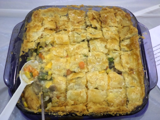 Rabbit pot pie was one of many tasty entries in the Richmond County Wild Food Cooking Contest.