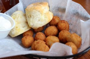 biscuts and hushpuppies