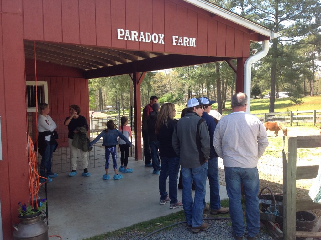 Tours of the creamery were conducted throughout the day.